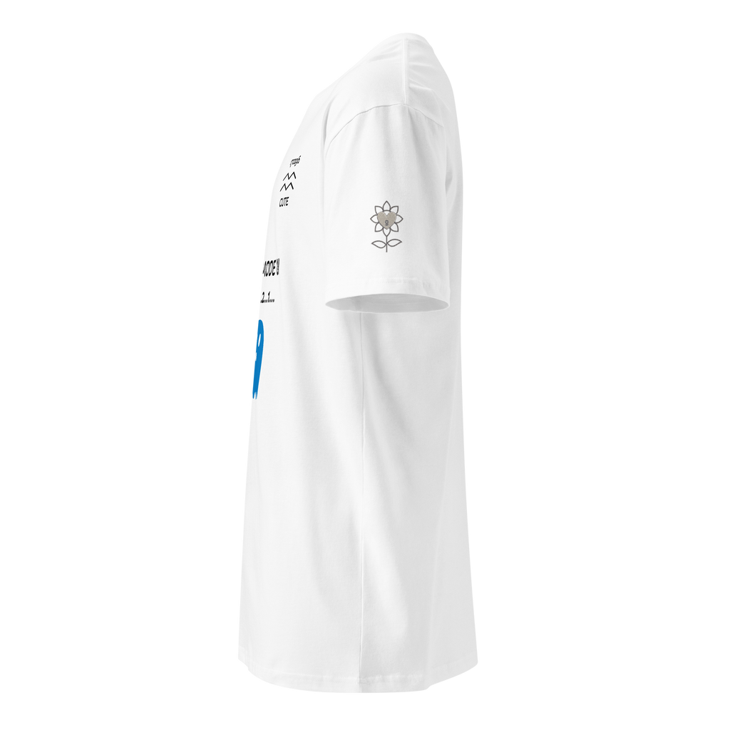 Cute Aquarius Ghost mode white Unisex premium t-shirt - Alivwood