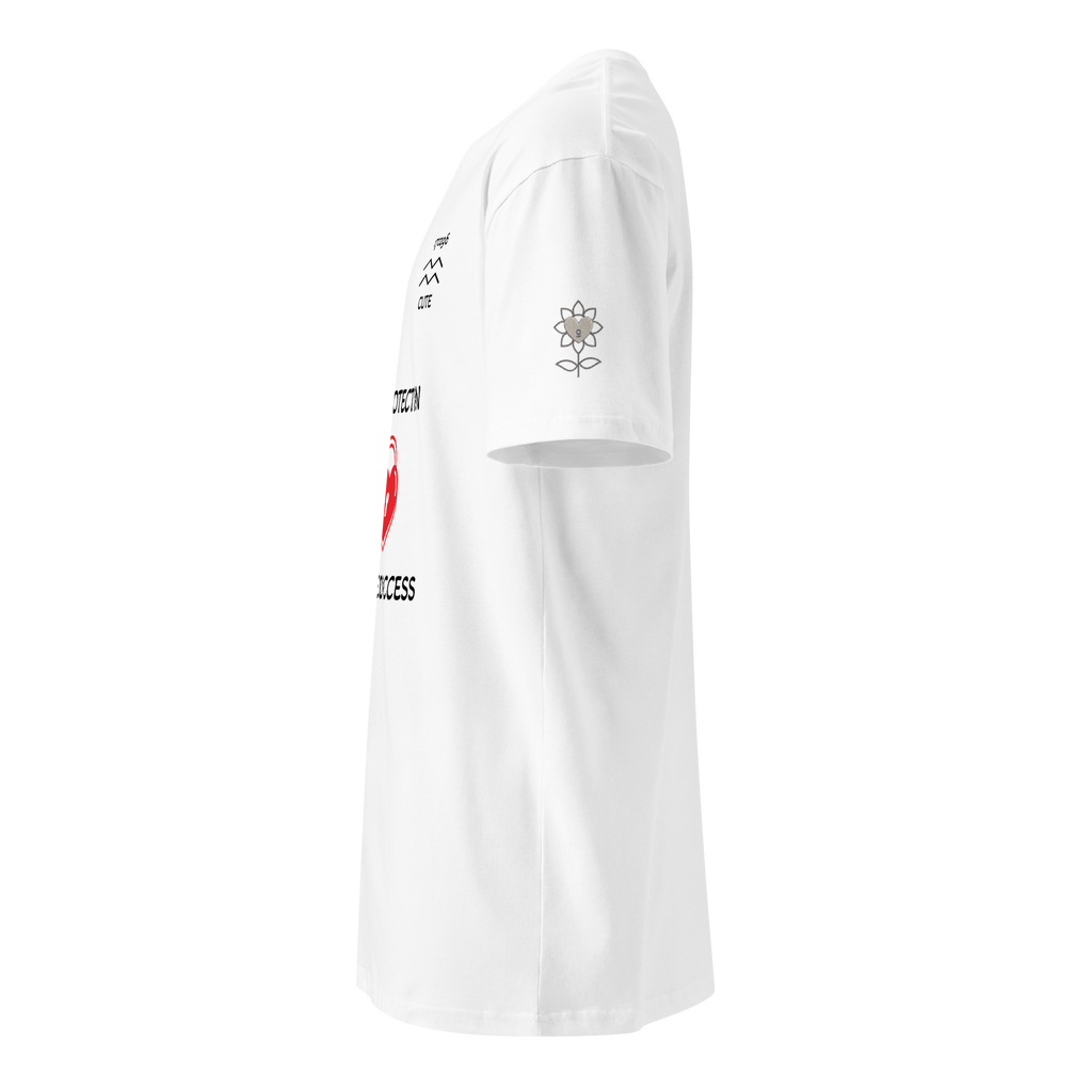 Cute Aquarius Love protection white Unisex premium t-shirt - Alivwood