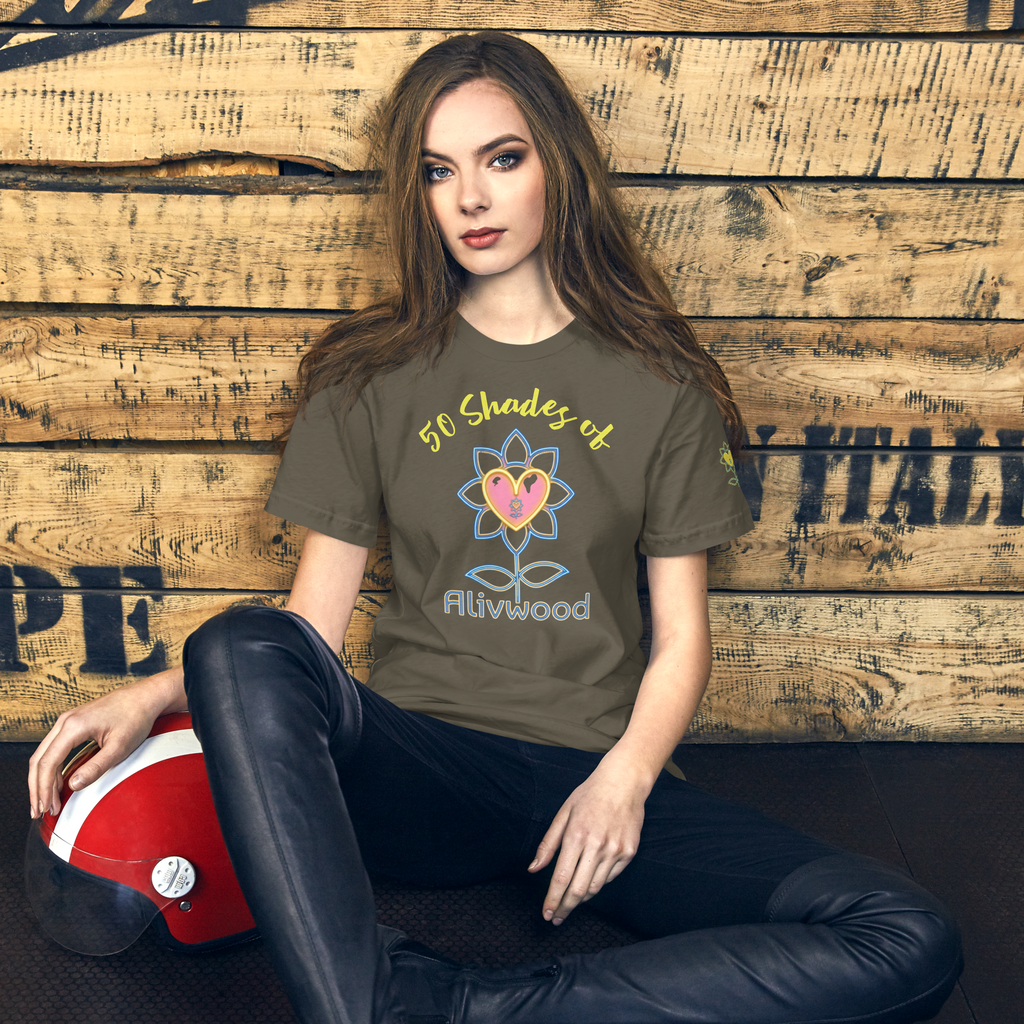 Alivwood 50Shadesof Unisex t-shirt - Alivwood
