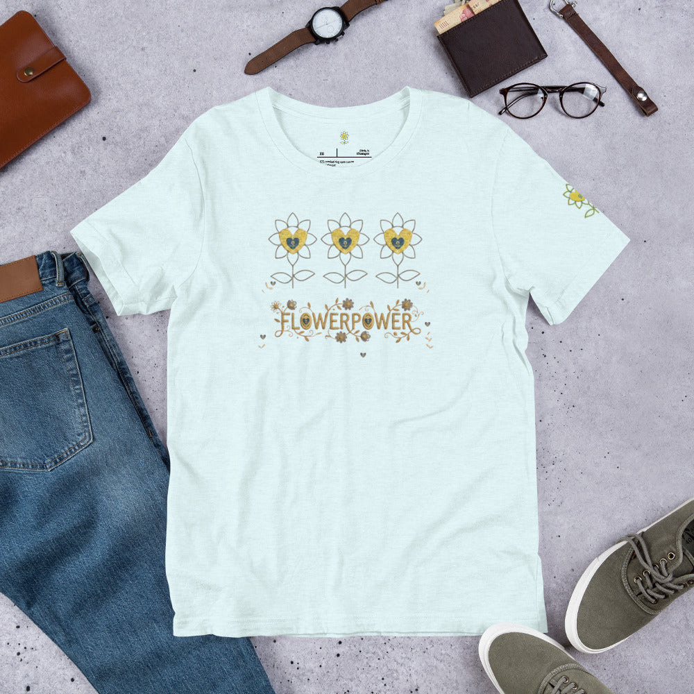 FlowerPower t-shirt - Alivwood