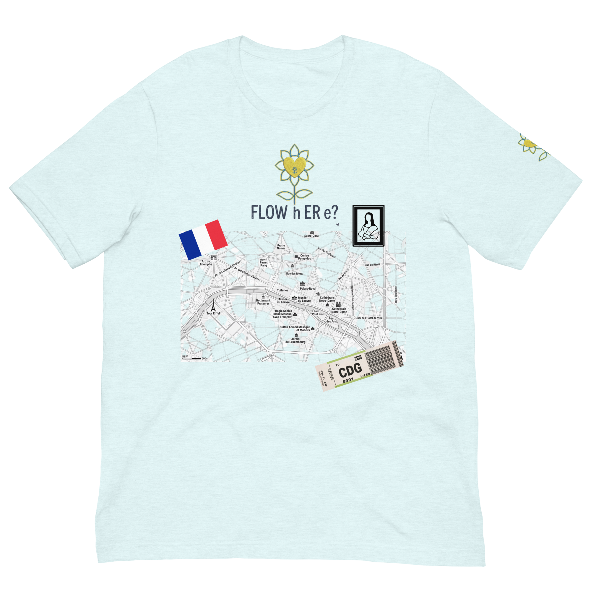 FloWhere? CDG — Unisex T-Shirt - Alivwood