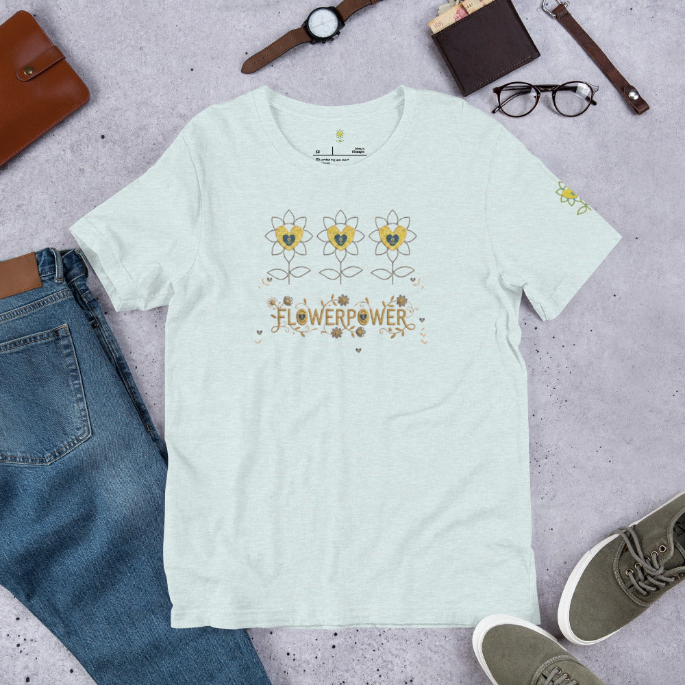 FlowerPower t-shirt - Alivwood
