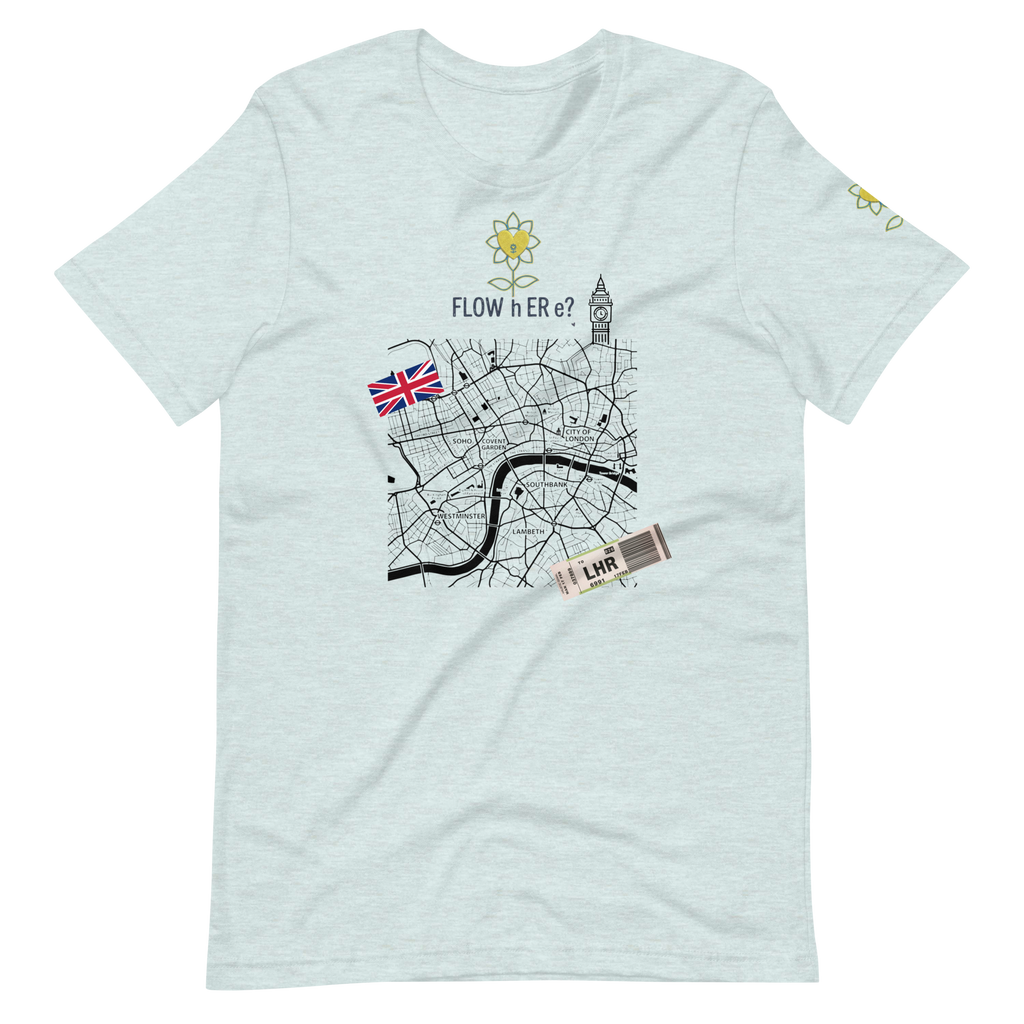 FloWhere? LHR — Unisex T-Shirt - Alivwood