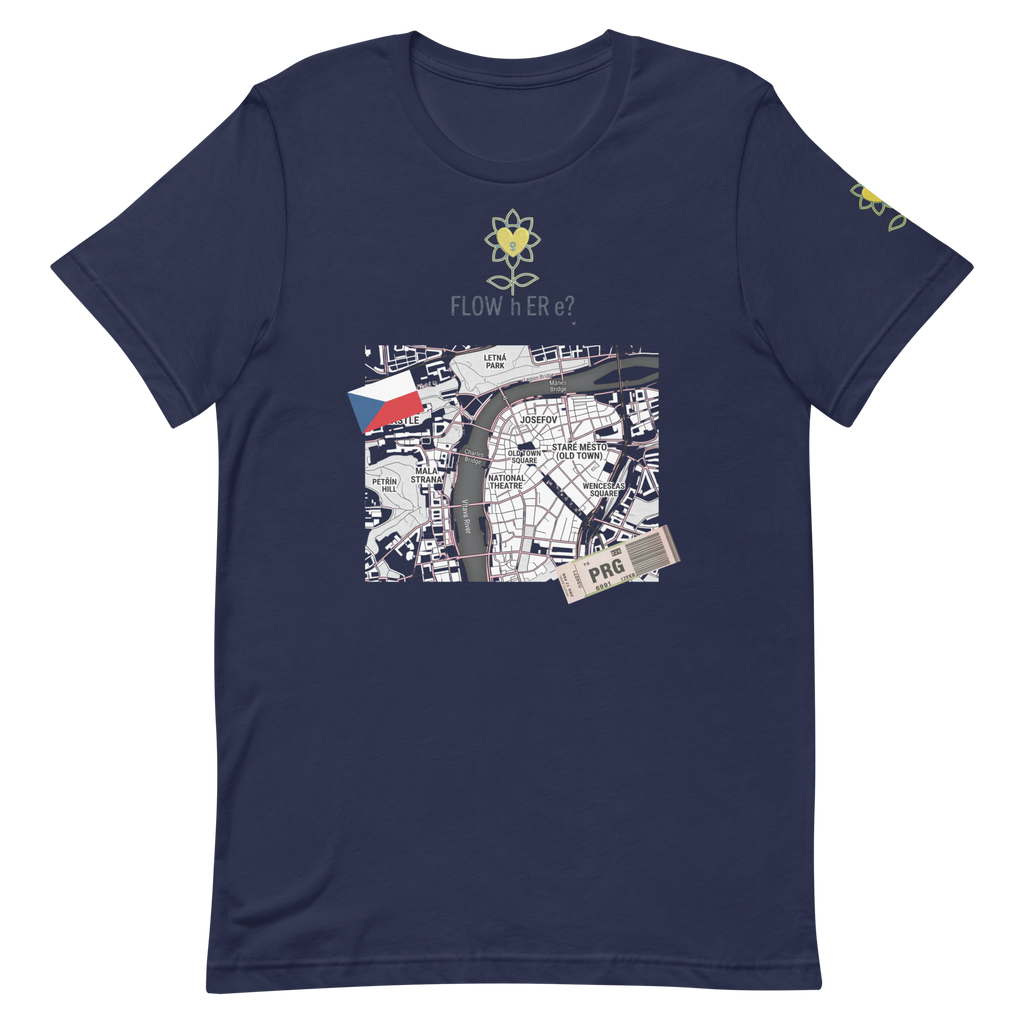 FloWhere? PRG — Unisex T-Shirt - Alivwood