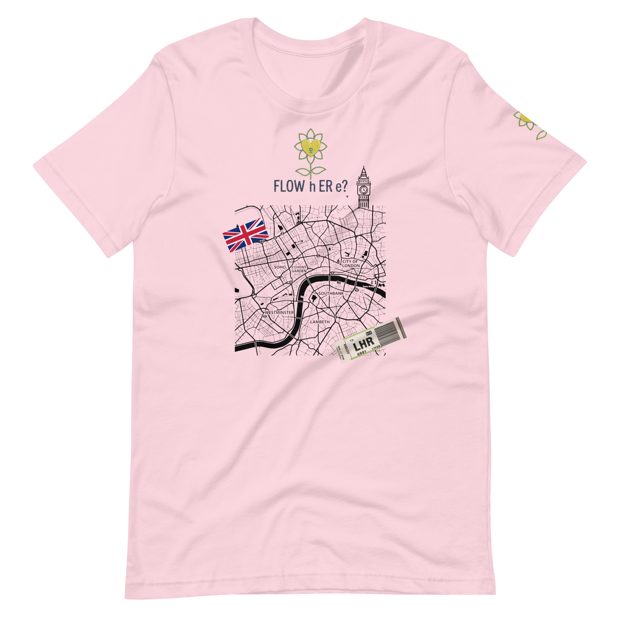 FloWhere? LHR — Unisex T-Shirt - Alivwood