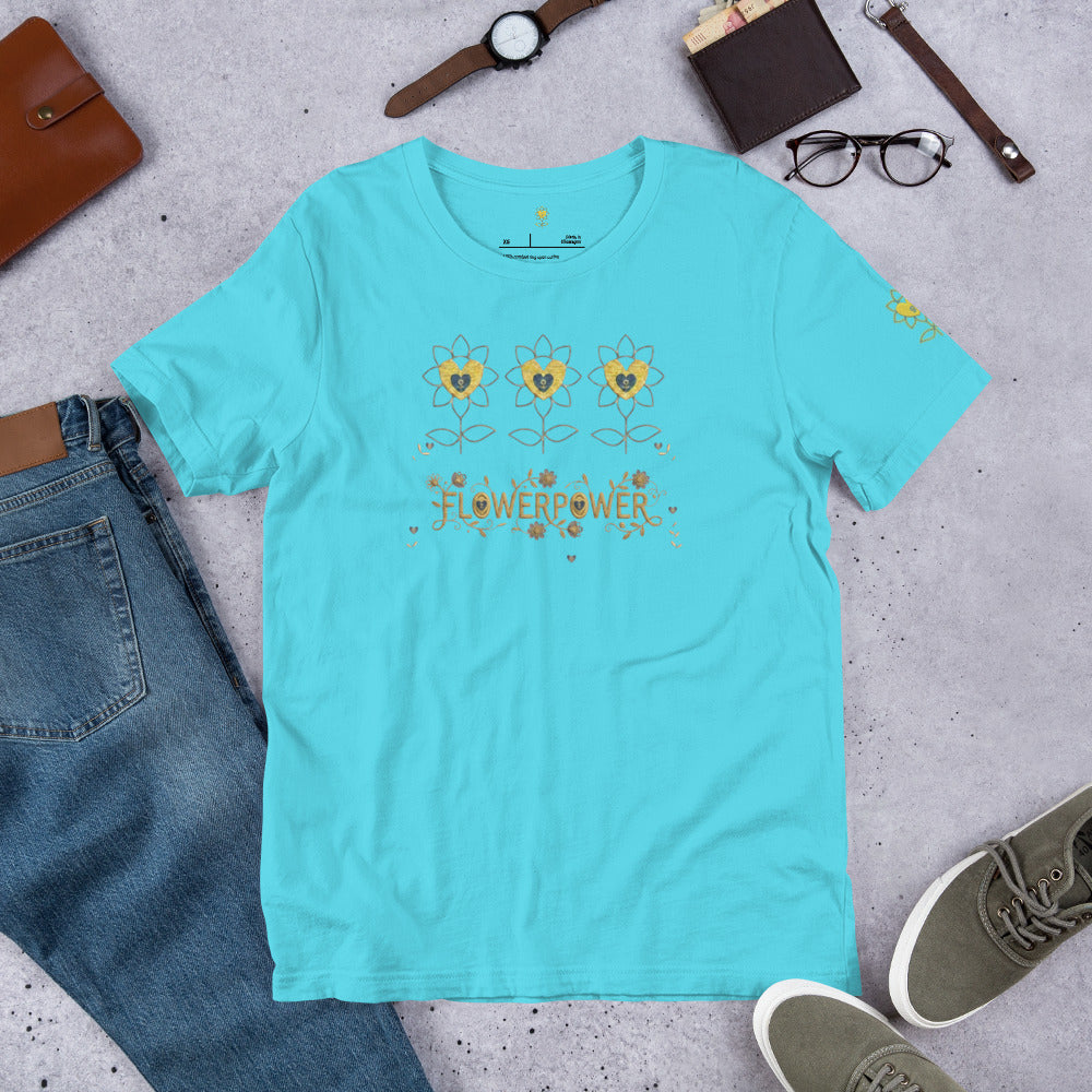 FlowerPower t-shirt - Alivwood