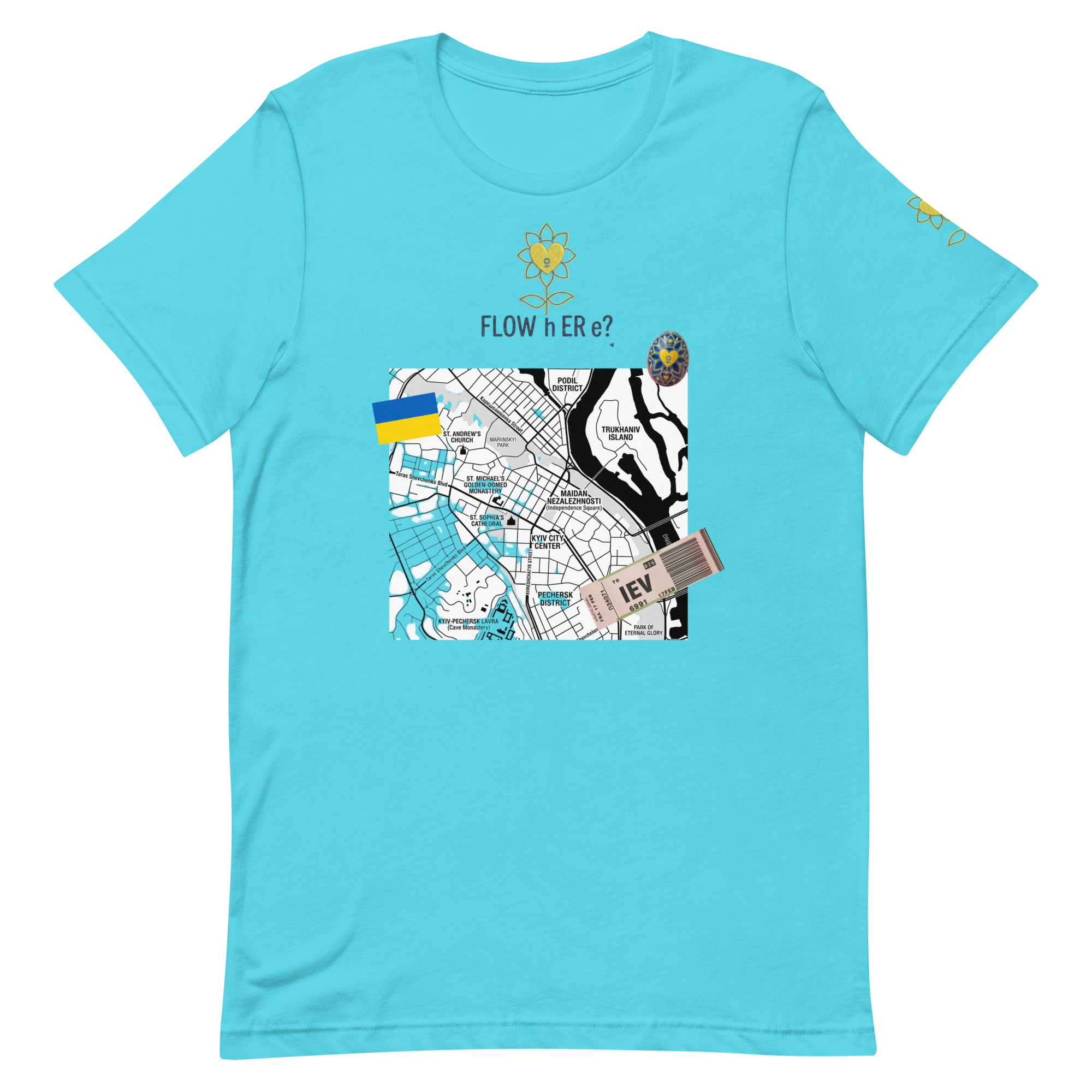 FloWhere? IEV — Unisex T-Shirt - Alivwood