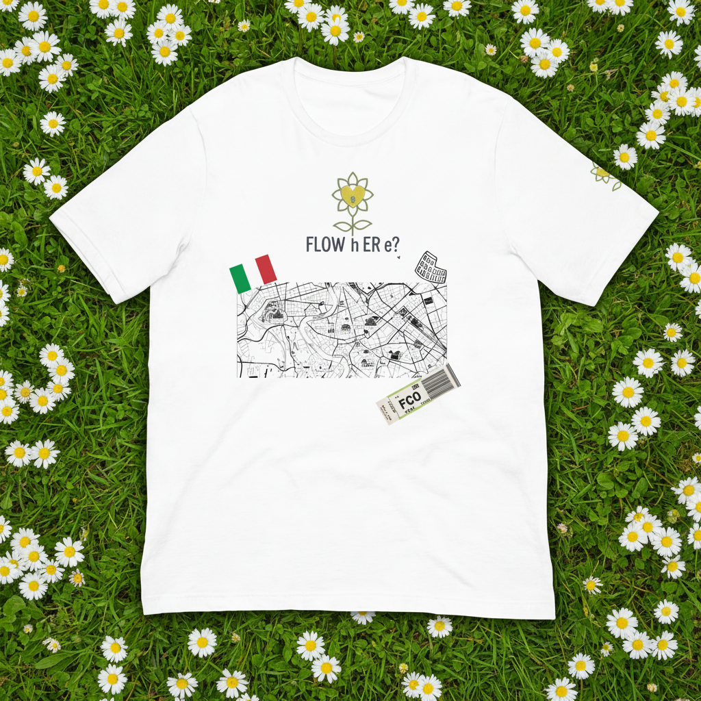 FloWhere? FCO — Unisex T-Shirt - Alivwood