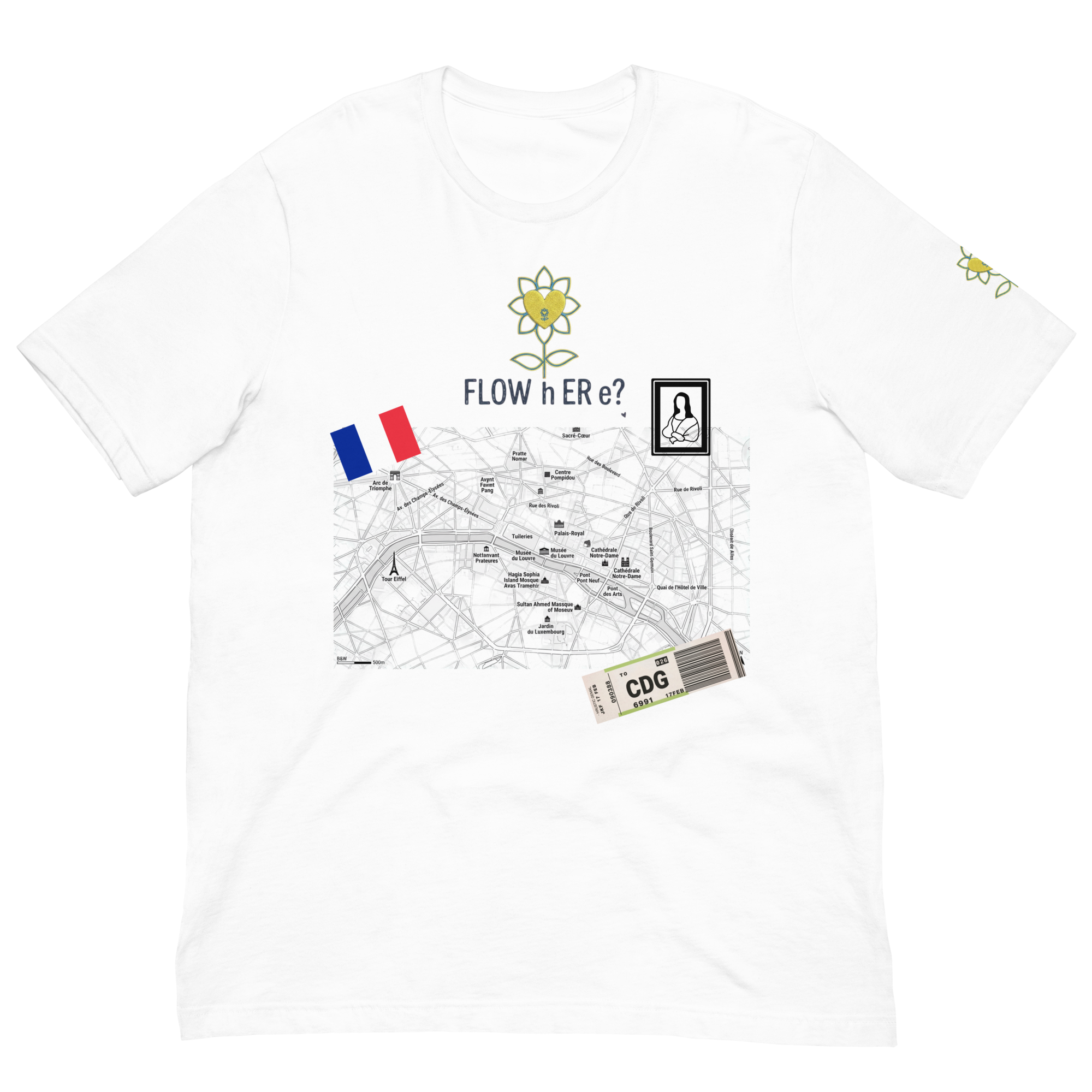 FloWhere? CDG — Unisex T-Shirt - Alivwood