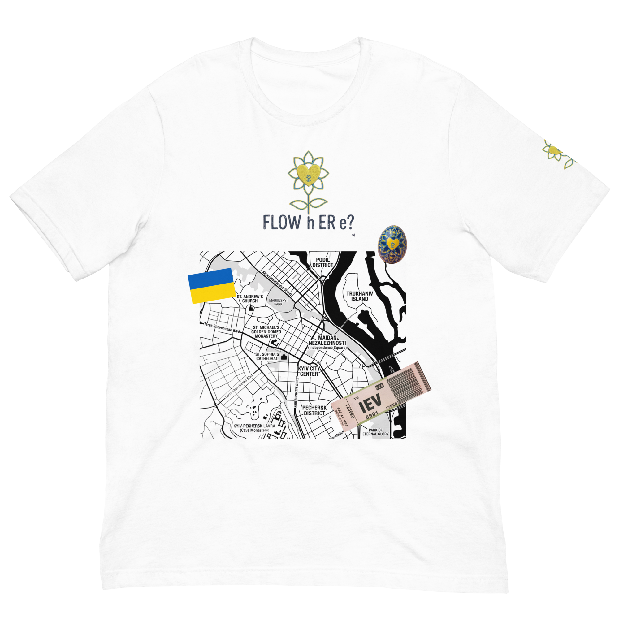 FloWhere? IEV — Unisex T-Shirt - Alivwood