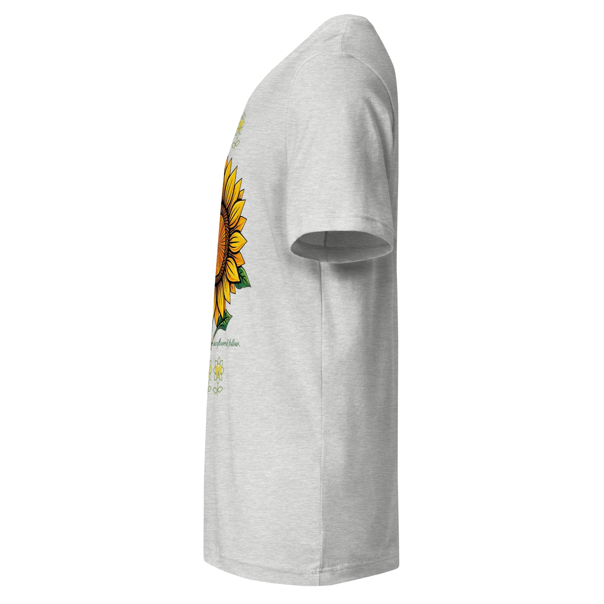 Sunflower Unisex Short Sleeve V-Neck T-Shirt - Alivwood