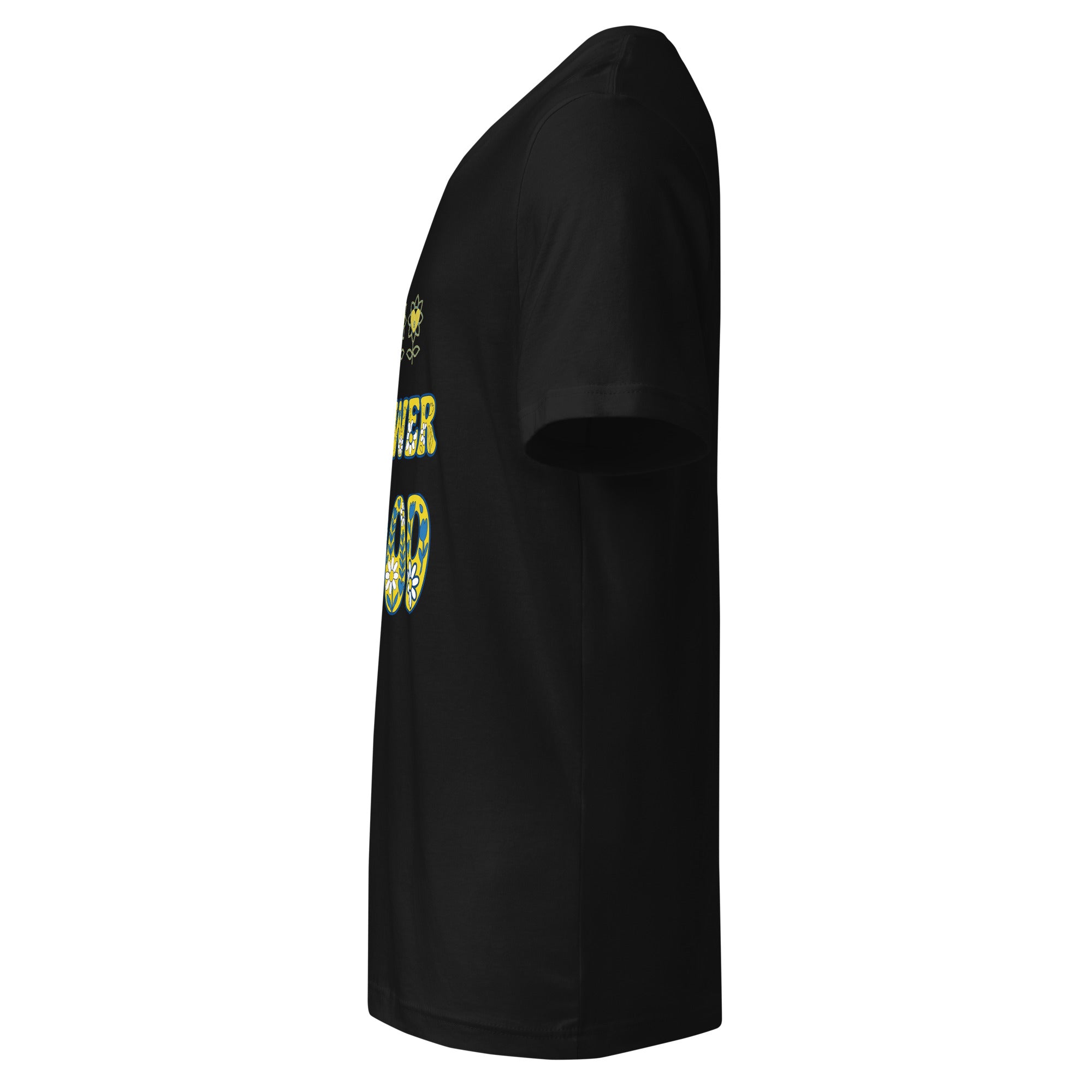 FlowerMood Unisex Short Sleeve V-Neck T-Shirt - Alivwood