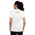 FlowerMood Unisex Short Sleeve V-Neck T-Shirt - Alivwood