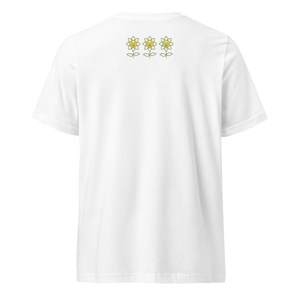 FlowerMood Unisex Short Sleeve V-Neck T-Shirt - Alivwood