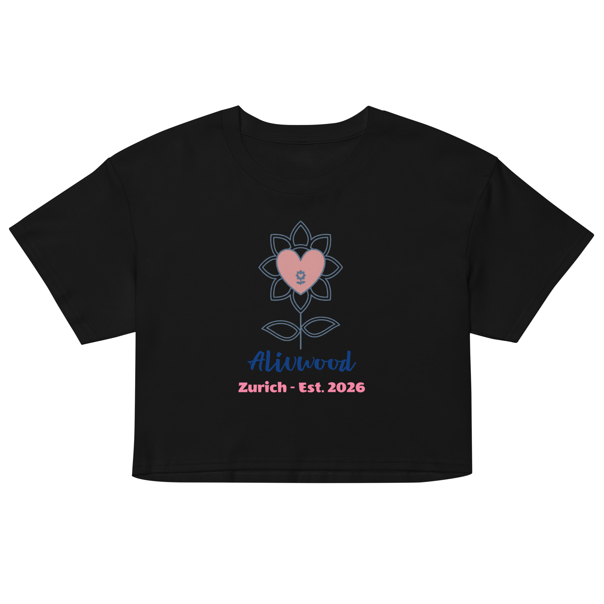 Rose Palette Woman reading Women’s crop top - Alivwood