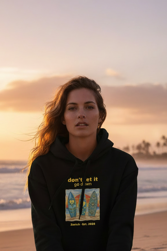 Don't let it go down Crop Hoodie - Alivwood