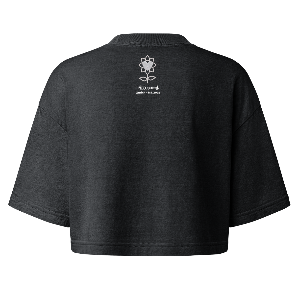 Found Women’s garment dye cropped tee - Alivwood