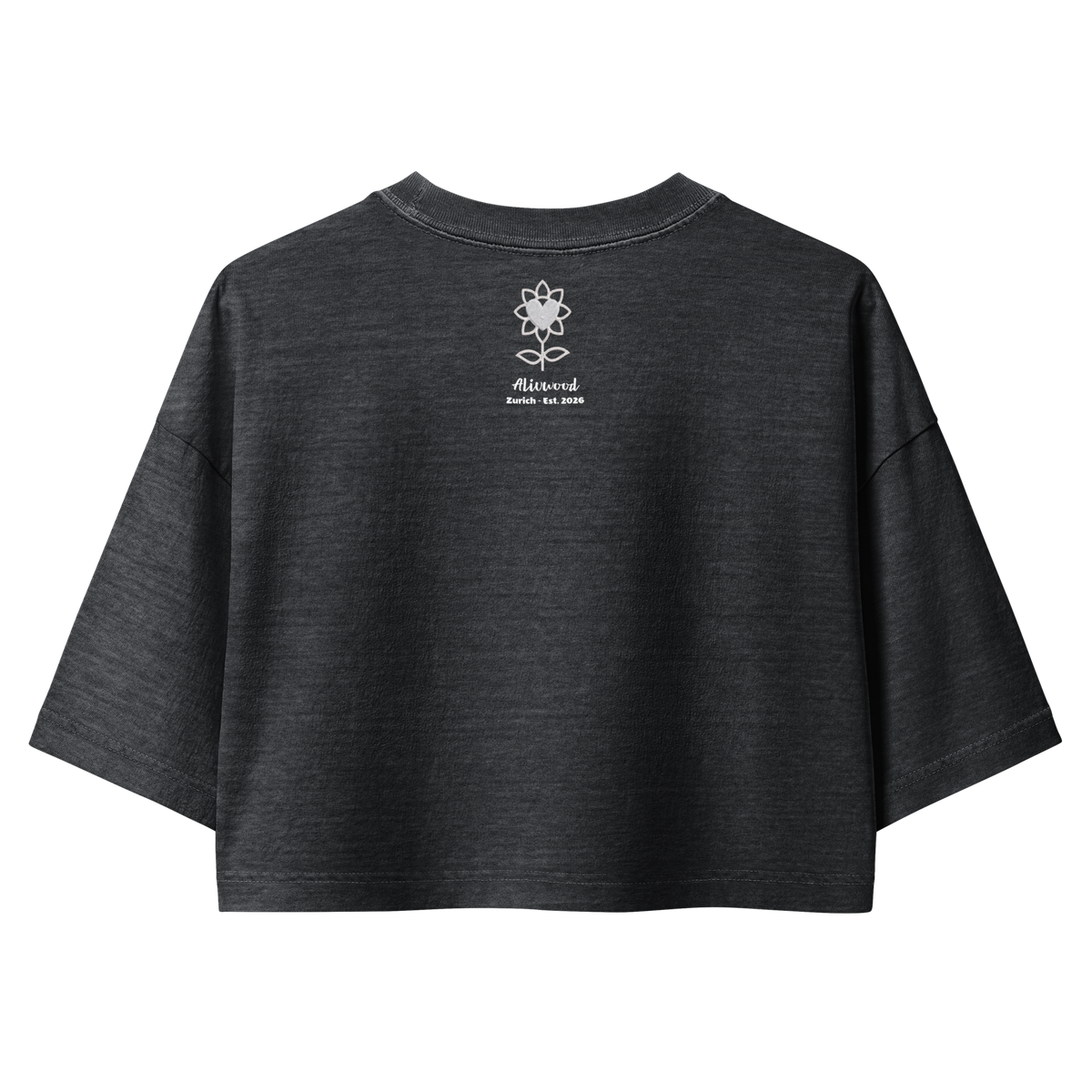 Found Women’s garment dye cropped tee - Alivwood