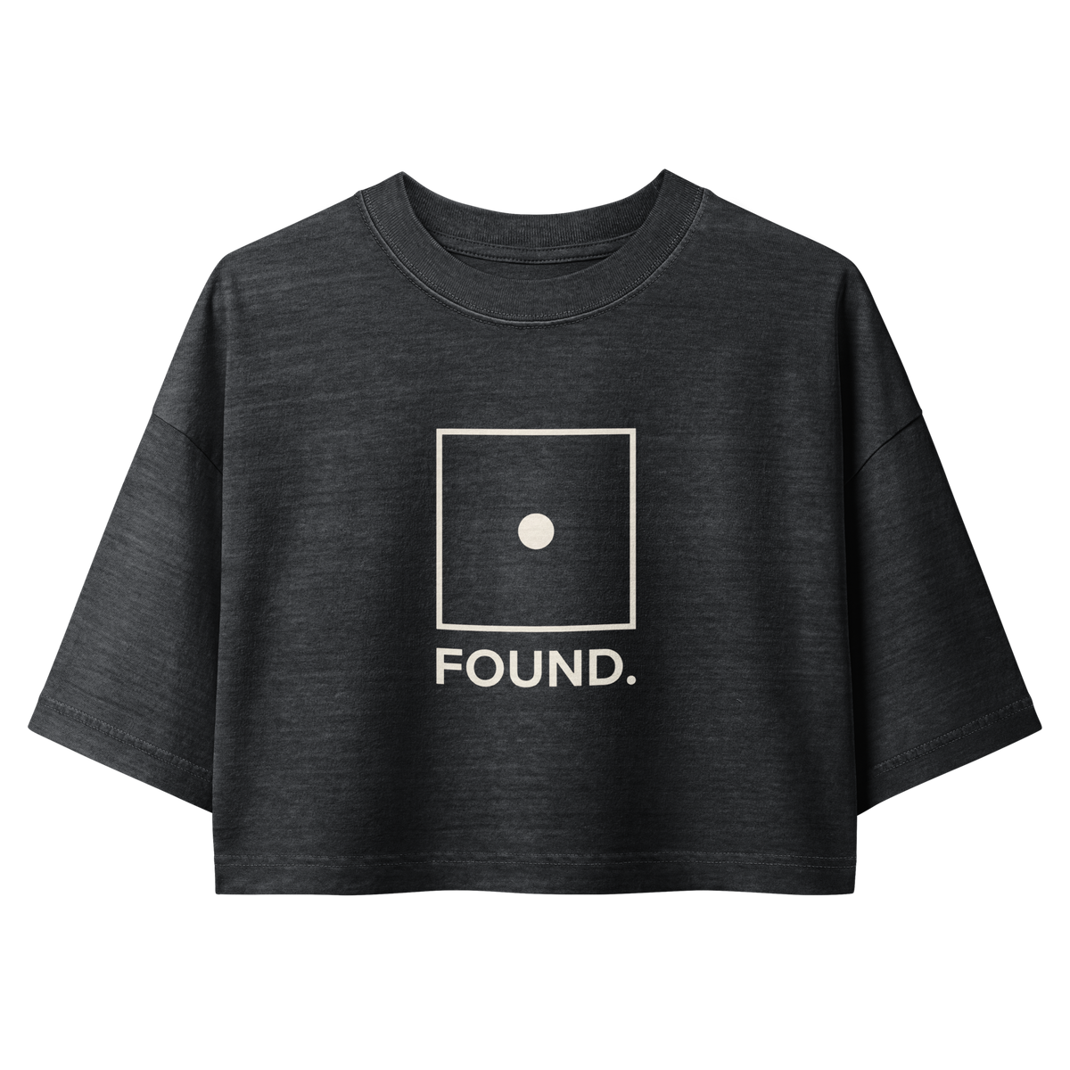 Found Women’s garment dye cropped tee - Alivwood