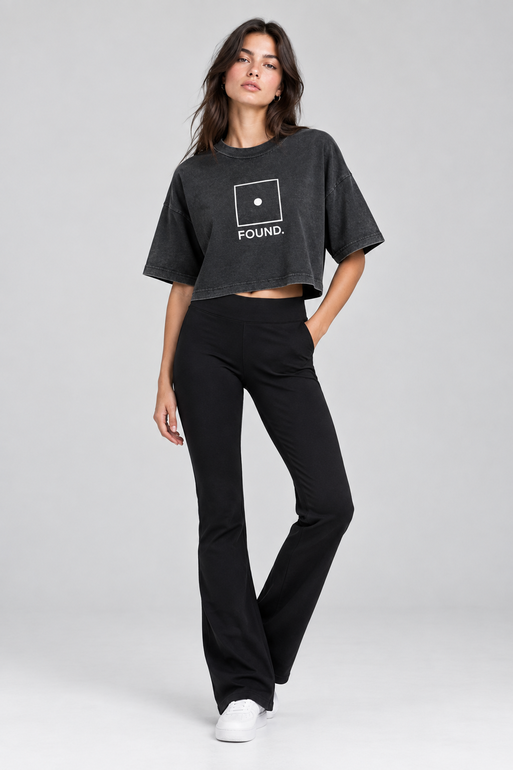 Found Women’s garment dye cropped tee - Alivwood