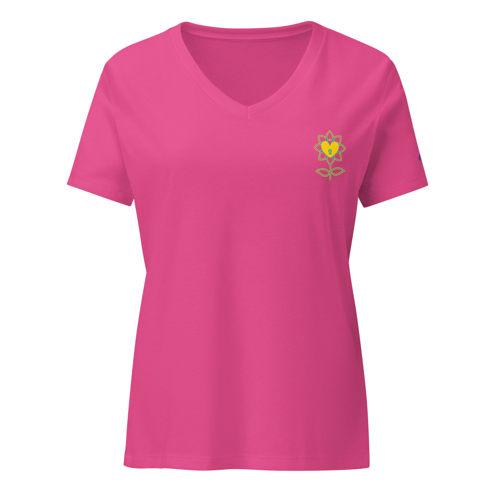 Dream come true Love Women’s relaxed v-neck t-shirt - Alivwood