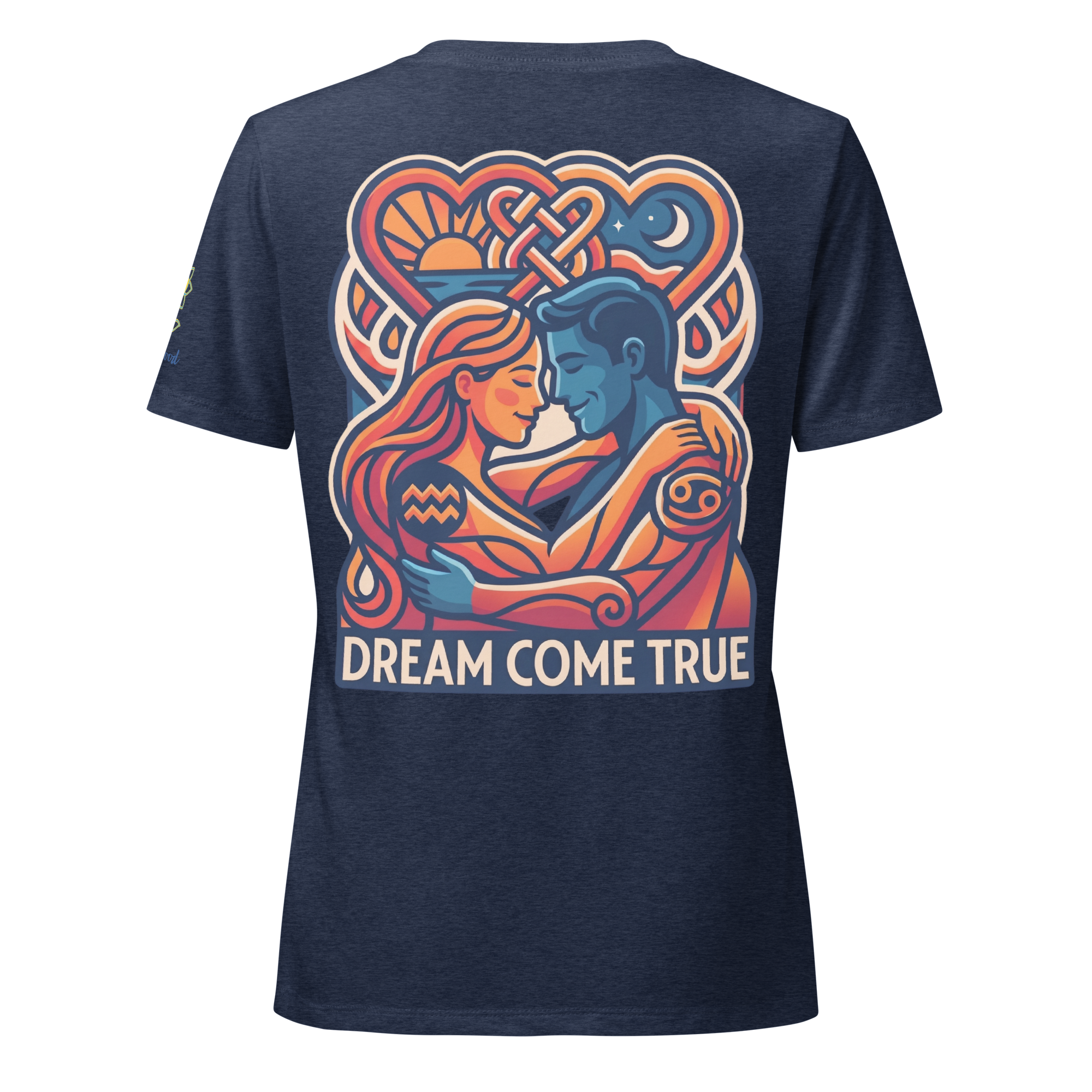 Dream come true Love Women’s relaxed v-neck t-shirt - Alivwood