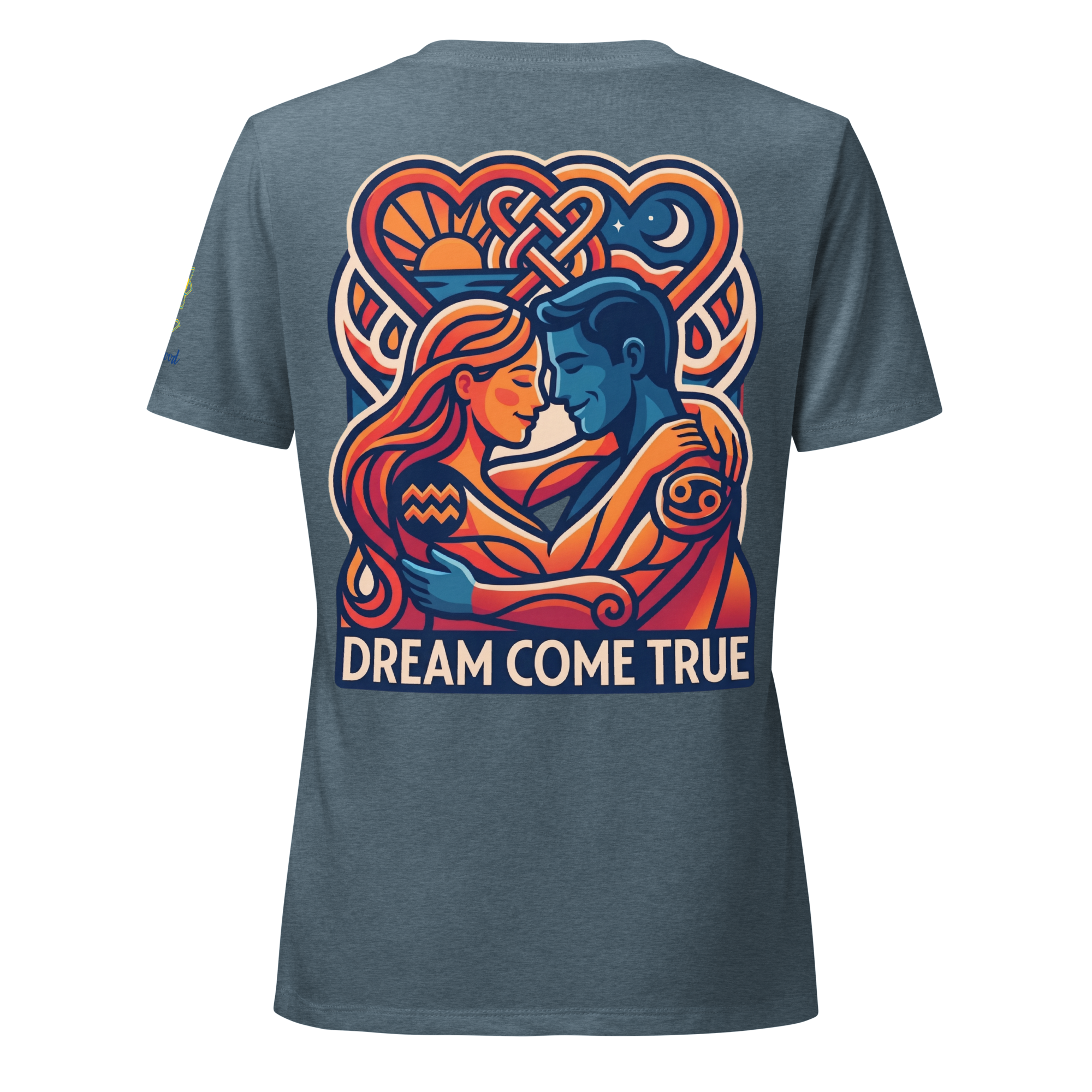 Dream come true Love Women’s relaxed v-neck t-shirt - Alivwood