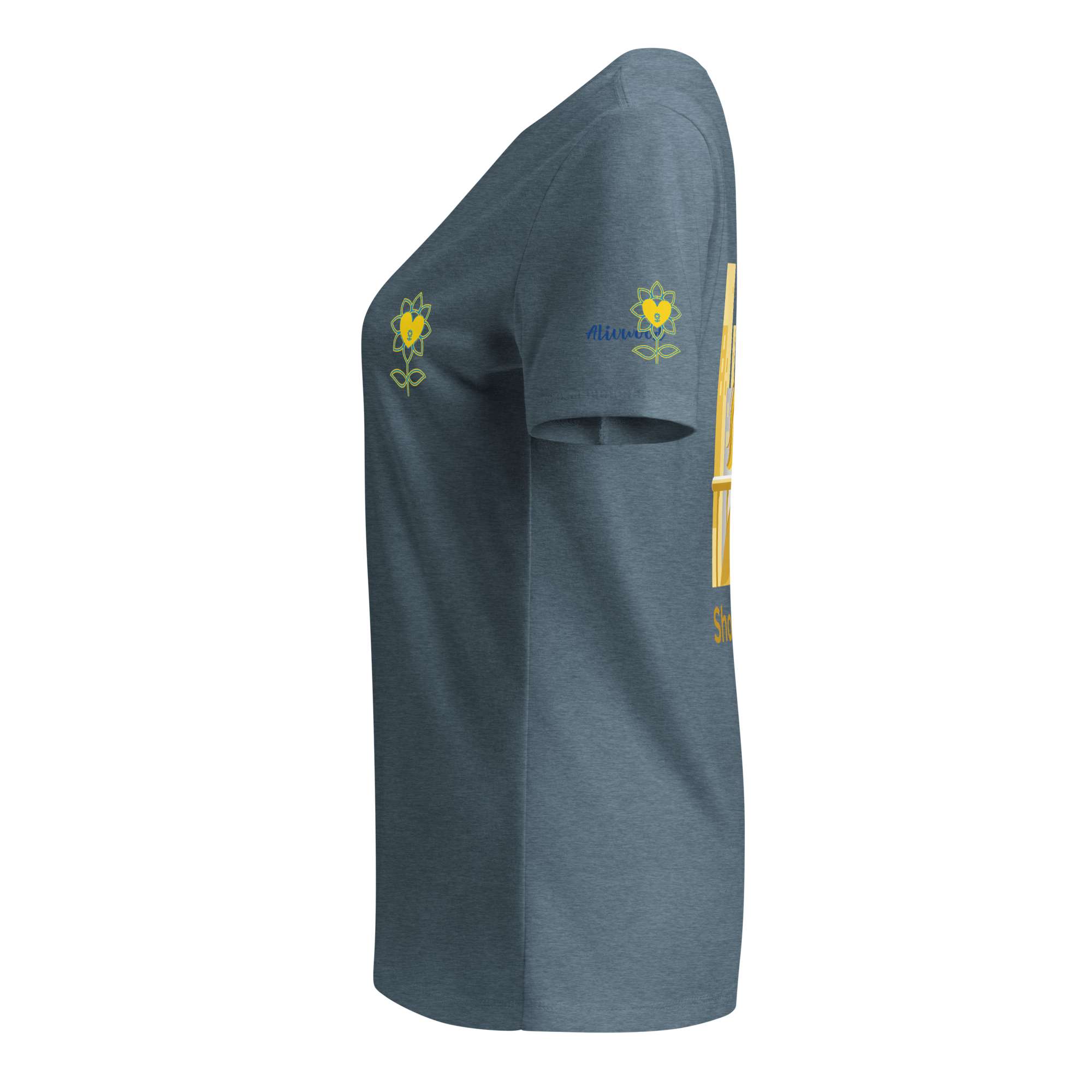 Shooting star Women’s relaxed v-neck t-shirt - Alivwood