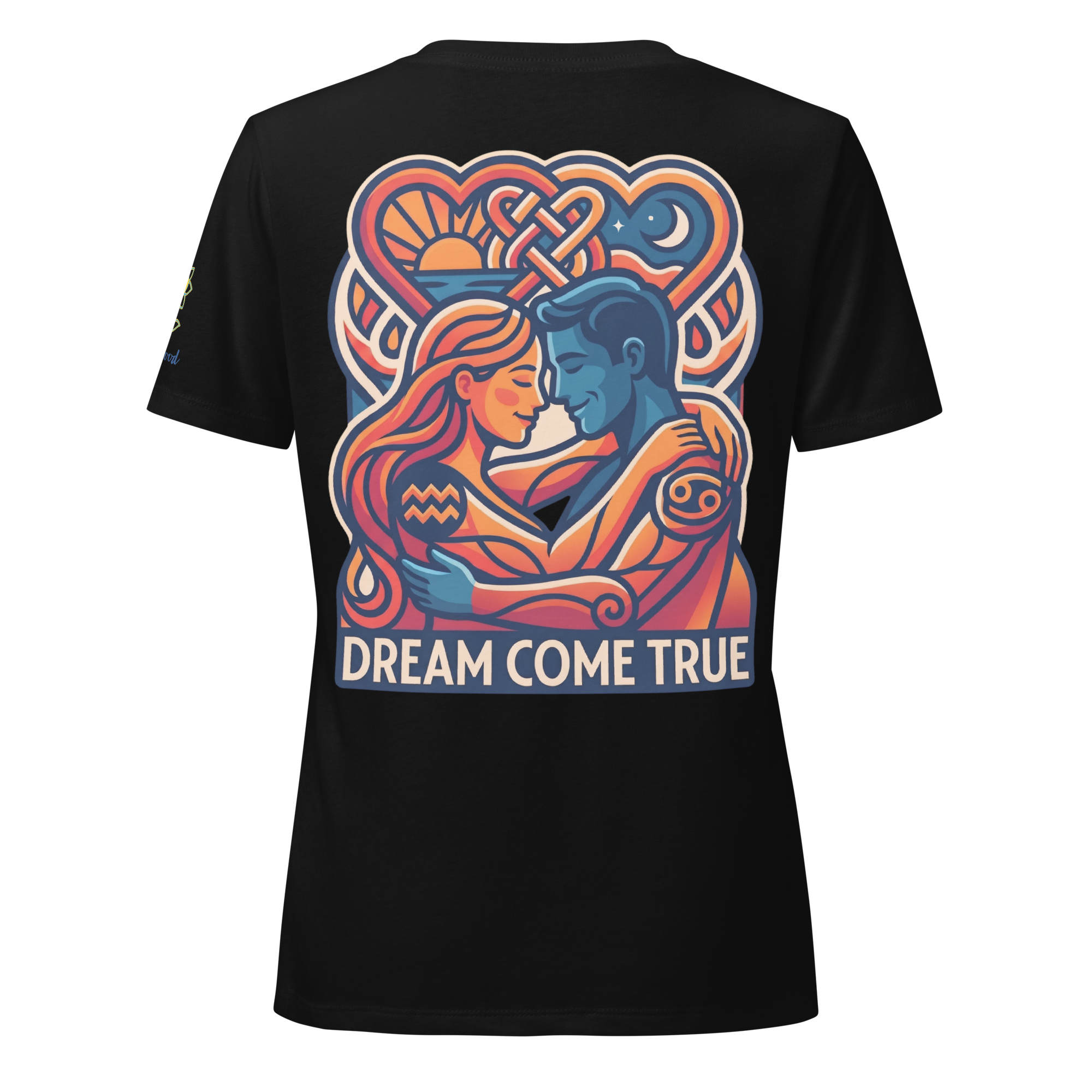 Dream come true Love Women’s relaxed v-neck t-shirt - Alivwood